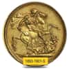 1893-1901-S Australia Gold Sovereign Victoria Veil Head Avg Circ
