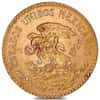 1920/10 Mexico 20 Pesos Gold Coin AU