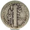 1921 Mercury Dime 90% Silver Coin Good