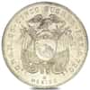 1943-1944 Ecuador 5 Sucres Struck in Mexico Silver Coin AU/BU (Random Year)