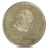 1953 Mexico 5 Pesos Silver Coin Hidalgo Bicentennial Avg Circ ASW 0.643 oz