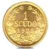 1975 San Marino 1 Scudo Coat of Arms Gold Coin AU/BU