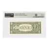 1985 $1 Federal Reserve Currency Note NY Insufficient Inking PMG VF 25 EPQ