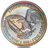 1985 1 oz Engelhard Prospector Silver Round .999 Fine (Rainbow Toning, 25855)