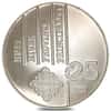 1985 1 oz Johnson Matthey Hutt River Reagan $25 Proof Silver Coin .999 Fine
