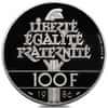 1986 France 100 Francs Statue of Liberty Proof Platinum Coin
