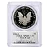 1986 S 1 oz Proof Silver American Eagle PCGS PF 70 Mercanti Sign