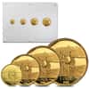 1986 Switzerland 1.85 oz Helvetia Eternal Pact Gold 4-Round Set