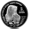 1987 Russia USSR 5 oz Defence of Nature Proof Silver Medal (w/Box & COA)