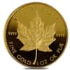 1989 1 oz Canadian Proof Gold Maple Leaf $50 Coin