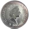 1990 1 oz Silver Australian Kookaburra Perth Mint .999 Fine BU
