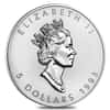 1993 1 oz Canadian Silver Maple Leaf .9999 Fine $5 Coin BU