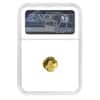 1995 1/20 oz Chinese Gold Panda 5 Yuan Small Date NGC MS 69