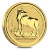 1997 1/20 oz Gold Lunar Ox BU Australian Perth Mint Series I