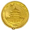 1998 1/20 oz Chinese Gold Panda 5 Yuan Ex-Jewelry (Damaged Rim)