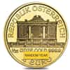 1/25 oz Austrian Gold Philharmonic Coin BU (Random Year)
