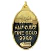 1/2 oz Gold PAMP Suisse Lady Fortuna Oval Bar .9999 Fine