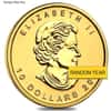 1/4 oz Canadian Arctic Fox Gold Coin BU (Random Year)