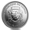 2015 1 oz Silver Congo Silverback Gorilla Coin .999 Fine Prooflike In Cap