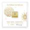 1 gram Geiger Christmas Original Square Gold Bar (In Assay)