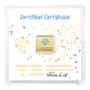 1 gram Geiger Congratulations Original Square Gold Bar (In Assay)