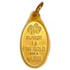 1 gram PAMP Suisse Gold Dove Oval Pendant (Secondary Market)