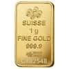 Box of 25 - 1 Gram PAMP Suisse Rosa Gold Bar .9999 Fine (in Assay)