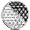 Tube of 20 - 1 oz Compass Rose Silver Round .999 Fine