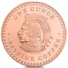 1 oz Copper Aztec Calendar Round .999 Fine