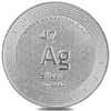 Tube of 20 - 1 oz Elemetal Silver Round .999 Fine
