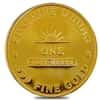 1 oz Gold Round Sunshine Mining - Golden Eagle .999 Fine
