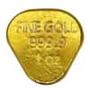 1 oz NTR Triangle Gold Bar .9999 Fine