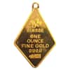 1 oz PAMP Suisse Holographic Rosa Gold Pendant .9999 Fine