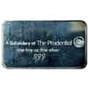 1 oz Prudential-Bache Metal Co. Silver Bar .999 Fine