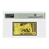 1 South Dakota Goldback 1/1000 oz 24K Gold Foil Aurum Note PMG 70 FDOI