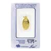 2.5 gram Gold PAMP Suisse Lady Fortuna Oval Pendant .9999 Fine (In Assay)