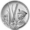 2.5 oz US Air Force Silver Medal (w/Box & COA)