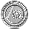 2.5 oz US Coast Guard Silver Medal (w/Box & COA)