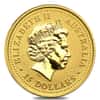 2000 1/10 oz Gold Lunar Dragon BU Australia Perth Mint
