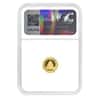 2000 1/20 oz Chinese Gold Panda 5 Yuan Frosted Ring NGC MS 69