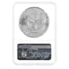 2002 1 oz Silver American Eagle Coin NGC MS 70 (Mercanti Sign)