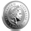 2002 1 oz Silver Australian Kookaburra Perth Mint .999 Fine BU In Cap