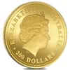 2002 2 oz Proof Gold Australian Kangaroo Nugget Perth Mint Coin .9999 Fine (w/Box & COA)