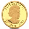 2007 Canada 1/25 oz The Wolf Proof Gold Coin .9999 Fine