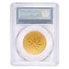 2008 1 oz Canadian Gold Maple Leaf $200 Coin PCGS Superb Gem BU First Strike