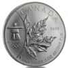 2008 1 oz Canadian Silver Maple Leaf Coin BU Olympic Inukshuk (Sealed)