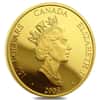 2003 Canada 0.285 oz Gold Lunar Year of the Sheep Holographic Coin (In Cap)