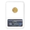 2008 W 1/10 oz $5 Burnished Gold American Eagle NGC MS 70