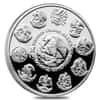 2011 Mexico 1 oz Proof Silver Chichen Itza - The Church 5 Pesos .999 Fine (In Cap)
