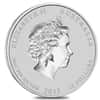 2012 10 oz Silver Lunar Year of The Dragon BU Australian Perth Mint In Cap